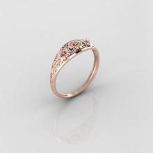 mujer anillo w' Roca 3dm stl 3d impresión modelo joyería joya anillos solitario libra esterlina imprimible diamante platino brillante Boda compromiso plata 3d print model - Mito3D