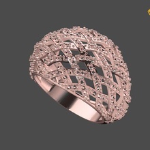 mulheres anel w' pedra 3dm stl render 3d impressão modelo joalheria argolas solitário esterlina imprimível diamante platina brilhante Casamento noivado jóia jóias prata 3d print model - Mito3D