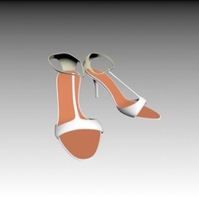 scarpe da donna moda giocattolo ragazzi bambini 3dprint 3dsmax casa bambola 3d print model - Mito3D