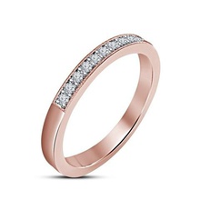 womens band di modelli cad 3d, formato stl gioielli modello 3d anello nozze Modello fidanzamento 3d print model - Mito3D