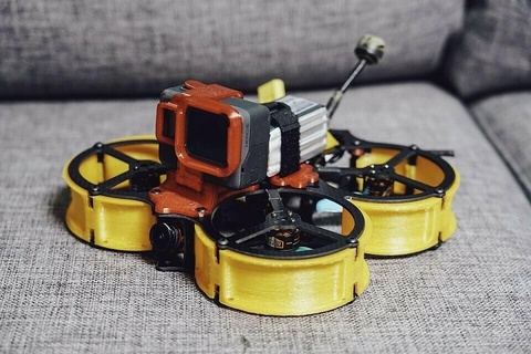 gagné bunker canal 3inch cinewhoop drone Ryan wons Véhicules éloigné contrôle 3d print model - Mito3D