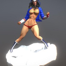 wonder woman verschiedene Wunder woma Mädchen sexy Kunst justice league marvel 3d print model - Mito3D