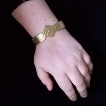 me demande womanamazonian inspiré bracelet bijoux les bracelets wonderwoman dc comics le costume cosplay 3d print model - Mito3D
