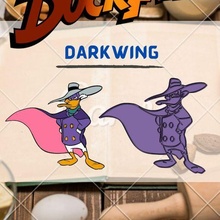 wonderful duck tales character darkwing cookie cutter stamp cake decoration walt disney cartoon ducktales biscuit famous popular 3d print model - Mito3D