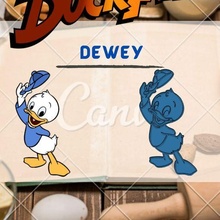 wunderbar Ente Erzählungen Charakter Dewey Plätzchen Cutter Stempel Kuchen Dekoration Walzer Disney Karikatur Ducktales Keks berühmt Beliebt 3d print model - Mito3D