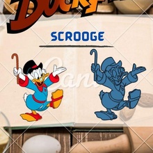 wonderful duck tales character scroogy mcduck cookie cutter stamp cake decoration walt disney cartoon ducktales biscuit famous popular 3d print model - Mito3D