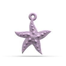 wonderful starfish jewelry pendants luxury art ocean star sea great beautiful jewel jewellery printable steel metallic metal sterling platinum silver gold pendant 3d print model - Mito3D