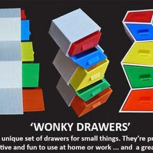 wonky drawers home unique toy stationery shelf sewing screws rings present practical parts paper clip organiztaion organisation office nuts mothers day mother makeup organizer kitchen jewellery household holder gift funny functional fun fathers father electronic electrical ear drone dinining designer decorative decor customized container clever chains chain box bolts birthday artistic art 3d slash 3d print model - Mito3D