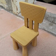 wood chair printed stronghero3d pla 175mm home 3d print model - Mito3D