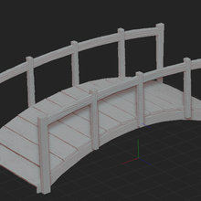 terrasse en bois divers pont diorama Modèle 3d imprimée modèles 3d print model - Mito3D