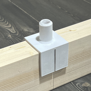wood dowel alignment tool hinside Tools dowel plug drill support jig guide glue up laminate gluelam  3d print model - Mito3D