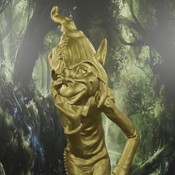 madera duende magia mágico gnomo 3D print model - Mito3D