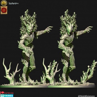 madera duende hombre árbol bosque juego guerra mesa elfos rama elfo hojas 9thage woodelf selvático 3d print model - Mito3D