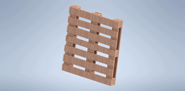 legna pallet 1 16 rc accessorio legno gioco gratuito 3d print model - Mito3D