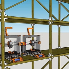 Odun raf araç 3d baskı yazıcı Aksesuarlar 3d print model - Mito3D