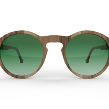 madeira oculos escuros Projeto moda óculos têmpora quadro Armação 3d print model - Mito3D