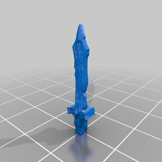 Odun kılıç 3d print model - Mito3D