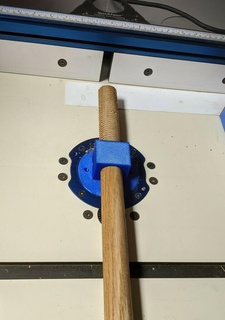 wood thread cutting jig machine tools 3d print model - Mito3D