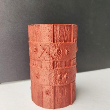 wood vase home decoration house medieval old 3d print model - Mito3D