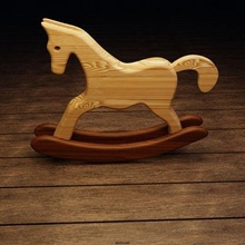 wooden baby horse art decor sculptures toy 3d print model - Mito3D
