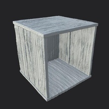 wooden box wood 3d print model - Mito3D