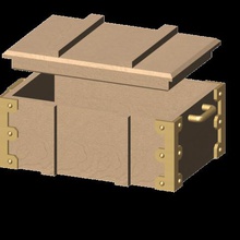 caja de madera 110 varios rc escala accesorios rastreador 3d print model - Mito3D