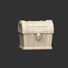wooden chest game props wood fable 3d print model - Mito3D