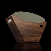 wooden coffee filter dispenser organizer organiser wood holder keeper luxury 3d print model - Mito3D