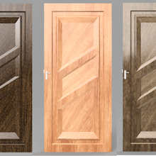 wooden door 1 shutter frame architect interior room gate 3d print model - Mito3D