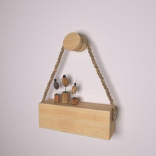 en bois titulaire de la-46 art mostafaghadiri moderne modèle belle décor 3d print model - Mito3D