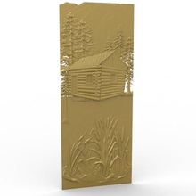 ahşap ev orman kabin sanat 3d print model - Mito3D