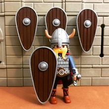 wooden kite shield custom playmobil scale figures game toys art toy gentleman helmet army miniatures medieval dollhouse 3d print model - Mito3D