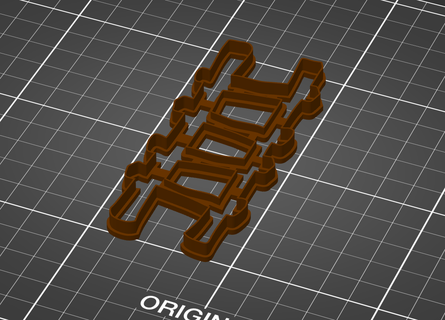 bois échelle biscuit coupeur escaliers doux art 3d print model - Mito3D