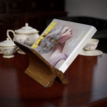 wooden magazine rack stand holder keeper books bookshelf 3d print model - Mito3D