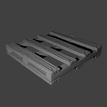 wooden pallet 3d print model - Mito3D