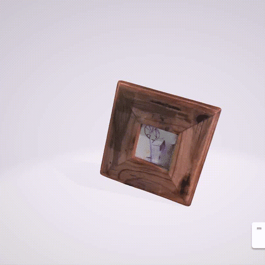 wooden picture frame art photo 3D print model - Mito3D