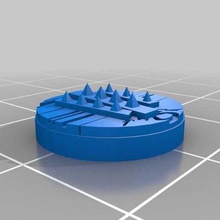 escudos madera goblin ratón rata escudo skaven máquina guerra juguete 3d print model - Mito3D