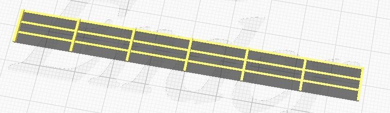bois style barrière échelle 1 160 diorama modèle chemin fer 3d print model - Mito3D