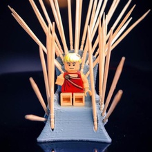 madeira trono a casa ferro de engomar jogo thrones joffrey baratheon netflix series episode television famous hollywood hbo finale mythical king toy bathroom toothpicks dental health floss toothbrush holder stand base chair 3d print model - Mito3D