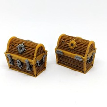 wooden treasure chest multimaterial game extrusion color dual dual-color dualcolor multi-color multicolor multi-material tabletop 28mm dungeon d&d loot booty pirate gloomhaven 3d print model - Mito3D