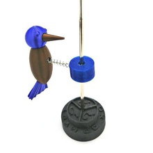 woodpecker toy game whacky spring rod project pecking march 2019 march2019 fun eu 3d mystery box desktop bird 3d print model - Mito3D