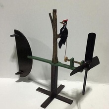 woodpecker whirligig toy art 3d print model - Mito3D