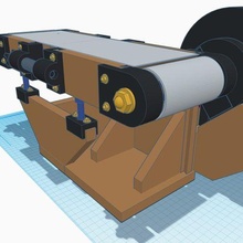 lavorazione legno macchinari cintura levigatrice attrezzo macchina utensili 3d print model - Mito3D