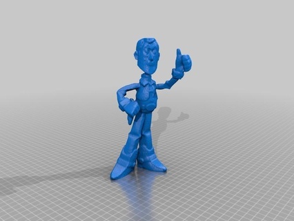 woody 1 makerbot sayısallaştırıcı taramak Sanat 3d print model - Mito3D