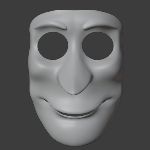 odunsu maske toy hikaye moda oyuncak 3D print model - Mito3D