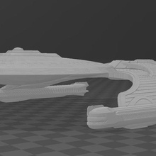 Worf clase 3d print model - Mito3D