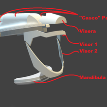 Arbeit Helm alternativ versaflow Respirator tragbar 3d print model - Mito3D