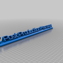 work name plate remix hskelter1975 home office customized 3d print model - Mito3D