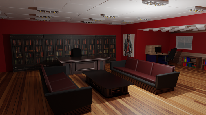 arbeit büro bar ausbrechen büros innere möbel treffen rezeption stuhl salon 3d print model - Mito3D