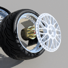 trabalhos xx aros Advan pneus rodas diecast quente rc escala modelos Toyota jdm camadas hw hotwheels blitz pandem Japão nissan moda antiga 3d print model - Mito3D